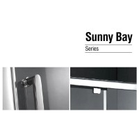 Душевая дверь 110 см Gemy Sunny Bay S28191C прозрачное