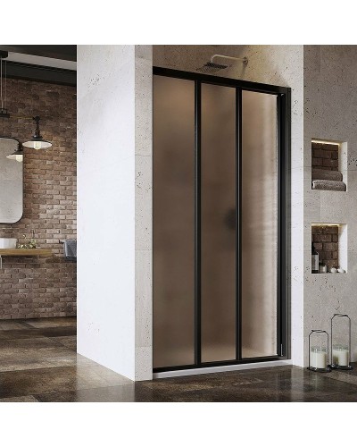 Душевая дверь Ravak Supernova ASDP3-110 00VD03R2ZG профиль Черный стекло Grape