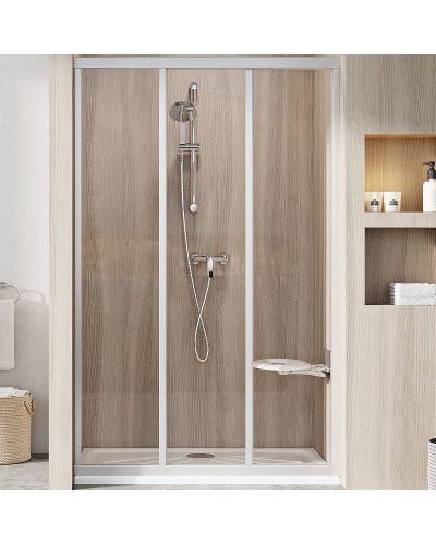 Душевая дверь Ravak Supernova ASDP3-130 00VJ0UR2Z1 профиль Сатин стекло Transparent