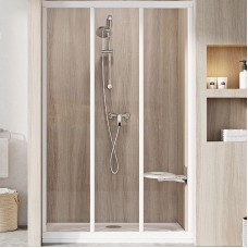 Душевая дверь Ravak Supernova ASDP3-80 00V401R2Z1 профиль Белый стекло Transparent