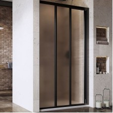 Душевая дверь Ravak Supernova ASDP3-90 00V703R2ZG профиль Черный стекло Grape