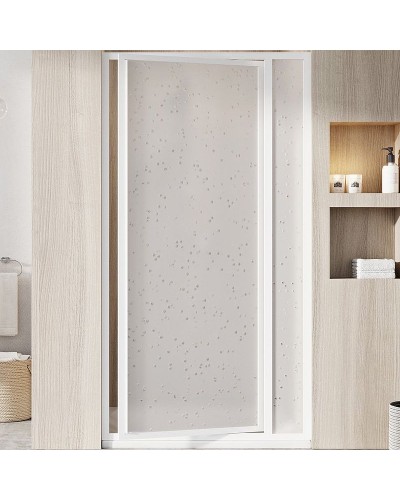 Душевая дверь Ravak Supernova SDOP-90 03V701O211 профиль Белый витраж пластик Pearl