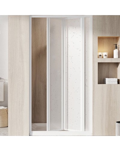 Душевая дверь Ravak Supernova SDZ3-90 02V701O211 профиль Белый витраж пластик Pearl