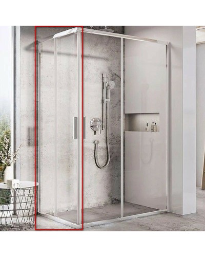 Душевая дверь Ravak Blix Slim BLSRV2K-80 X1XM40C00Z1 профиль Хром стекло Transparent