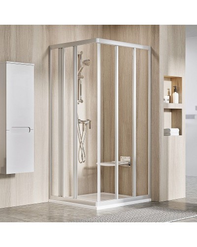 Душевая дверь Ravak Supernova ASRV3-75 198 15V30UR2Z1 профиль Сатин стекло Transparent