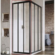 Душевая дверь Ravak Supernova ASRV3-75 198 15V303R2Z1 профиль Черный стекло Transparent