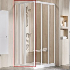 Душевая дверь Ravak Supernova ASRV3-80 198 15V401R2Z1 профиль Белый стекло Transparent