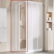 Душевая дверь Ravak Supernova ASRV3-90 198 15V701R211 профиль Белый витраж пластик Pearl