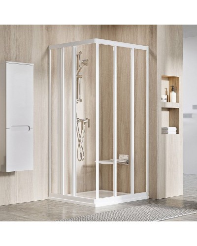 Душевая дверь Ravak Supernova ASRV3-90 198 15V701R2Z1 профиль Белый стекло Transparent