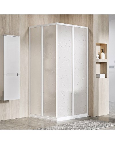 Душевая дверь Ravak Supernova SRV2-100 195 S 14VA01O211 профиль Белый витраж пластик Pearl