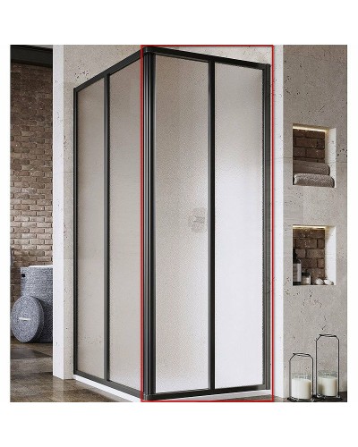 Душевая дверь Ravak Supernova SRV2-100 195 S 14VA03O2ZG профиль Черный стекло Grape