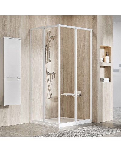 Душевая дверь Ravak Supernova SRV2-75 195 S 14V301O2Z1 профиль Белый стекло Transparent