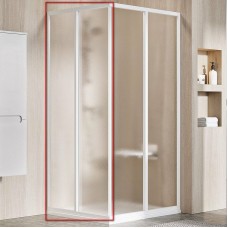 Душевая дверь Ravak Supernova SRV2-90 195 S 14V701O2ZG профиль Белый стекло Grape