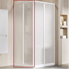 Душевая дверь Ravak Supernova SRV2-90 195 S 14V701O211 профиль Белый витраж пластик Pearl