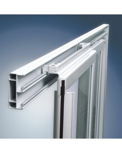 Душевая дверь Ravak Supernova SRV2-90 195 S 14V701O211 профиль Белый витраж пластик Pearl