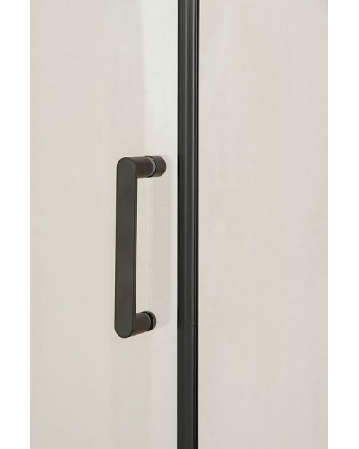 Душевая дверь Orange E05-100tb 100х190 профиль Черный стекло прозрачное