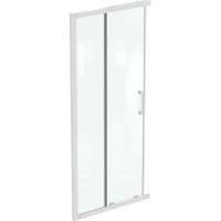 Душевая дверь Ideal Standard Connect 2 90 K966801 профиль Euro White стекло прозрачное