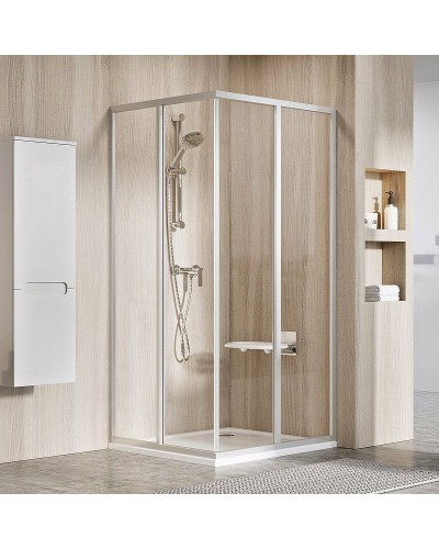 Душевая дверь Ravak Supernova SRV2-80 195 S 14V40UO2Z1 профиль Сатин стекло Transparent