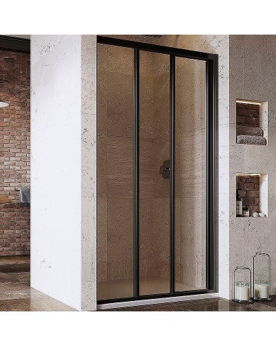 Душевая дверь Ravak Supernova ASDP3-100 00VA03R2Z1 профиль Черный стекло Transparent