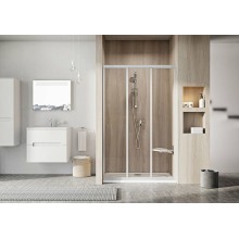 Душевая дверь Ravak Supernova ASDP3-110 00VD0UR2Z1 профиль Сатин стекло Transparent