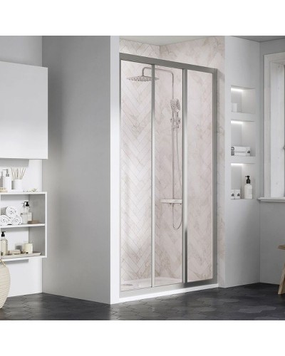 Душевая дверь Ravak Supernova ASDP3-110 00VD0UR2Z1 профиль Сатин стекло Transparent