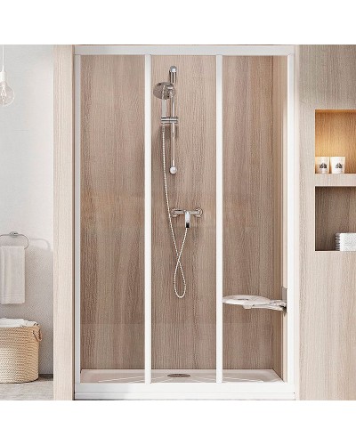 Душевая дверь Ravak Supernova ASDP3-120 00VG01R2Z1 профиль Белый стекло Transparent