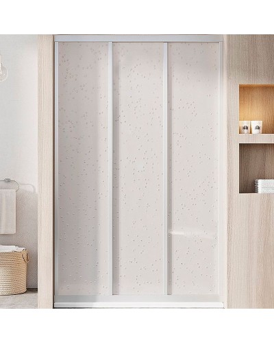 Душевая дверь Ravak Supernova ASDP3-120 00VG0UR211 профиль Сатин витраж пластик Pearl