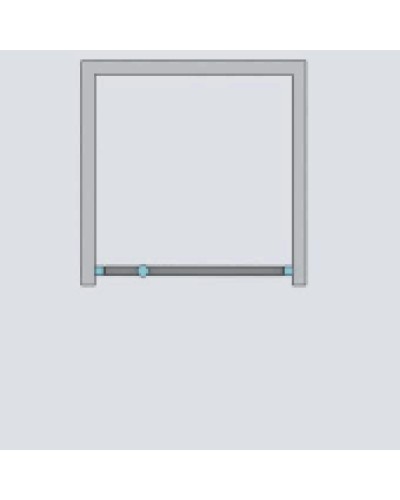 Душевая дверь Radaway Twist DW 70x190 382000-01 профиль Хром стекло прозрачное