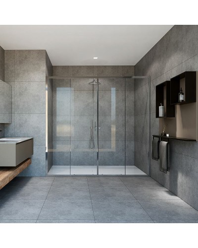 Душевая дверь Vincea Garda 170 VDS-1G2170CL профиль Хром стекло прозрачное