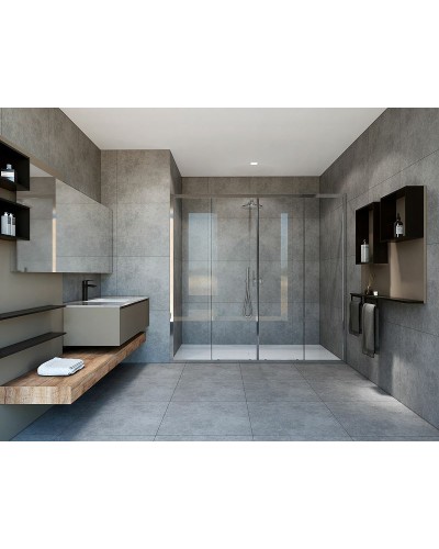 Душевая дверь Vincea Garda 190 VDS-1G2190CL профиль Хром стекло прозрачное