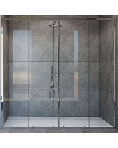 Душевая дверь Vincea Garda 190 VDS-1G2190CL профиль Хром стекло прозрачное