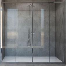 Душевая дверь Vincea Garda 200 VDS-1G2200CL профиль Хром стекло прозрачное