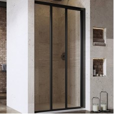 Душевая дверь Ravak Supernova ASDP3-110 00VD03R2Z1 профиль Черный стекло Transparent