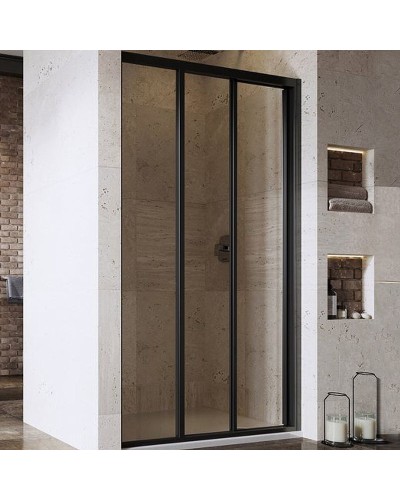 Душевая дверь Ravak Supernova ASDP3-110 00VD03R2Z1 профиль Черный стекло Transparent