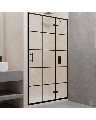 Душевая дверь RGW Passage PA-07B R 100 41080710-84R профиль Черный стекло прозрачное