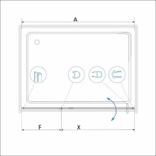 Душевая дверь RGW Stilvoll SV-03 120 06320312-11 профиль Хром стекло прозрачное