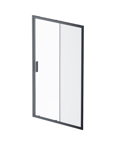 Душевая дверь AM.PM Gem 120 W90G-120-1-195BM профиль Черный матовый стекло матовое-прозрачное