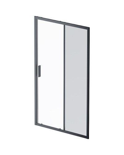 Душевая дверь AM.PM Gem 120 W90G-120-1-195BG профиль Черный матовый стекло тонированное-прозрачное
