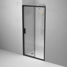 Душевая дверь AM.PM Gem Solo 100 W90G-100-1-195BM профиль Черный матовый стекло матовое-прозрачное