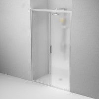Душевая дверь AM.PM Gem 120 W90G-120-1-195MM профиль Хром матовый стекло матовое-прозрачное