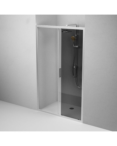 Душевая дверь AM.PM Gem 120 W90G-120-1-195MG профиль Хром матовый стекло тонированное-прозрачное