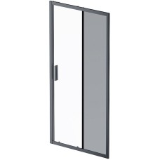 Душевая дверь AM.PM Gem Solo 100 W90G-100-1-195BG профиль Черный матовый стекло тонированное-прозрачное