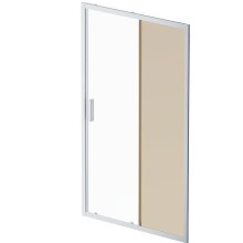 Душевая дверь AM.PM Gem 120 W90G-120-1-195MBr профиль Хром матовый стекло бронзовое-прозрачное