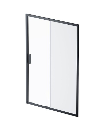 Душевая дверь AM.PM Gem 140 W90G-140-1-195BM профиль Черный матовый стекло матовое-прозрачное