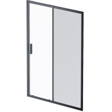 Душевая дверь AM.PM Gem 140 W90G-140-1-195BG профиль Черный матовый стекло тонированное-прозрачное