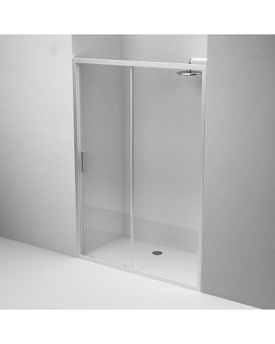 Душевая дверь AM.PM Gem 140 W90G-140-1-195MT профиль Хром матовый стекло прозрачное