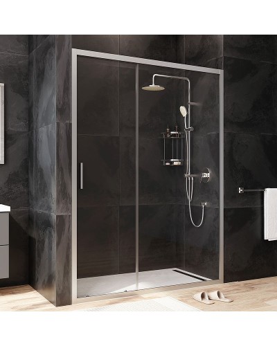 Душевая дверь AM.PM Gem 140 W90G-140-1-195MT профиль Хром матовый стекло прозрачное