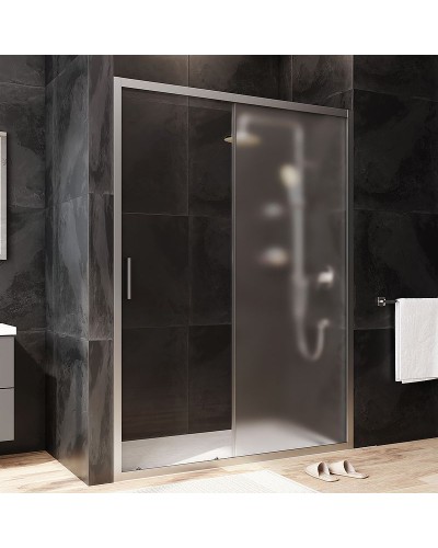 Душевая дверь AM.PM Gem 140 W90G-140-1-195MM профиль Хром матовый стекло матовое-прозрачное