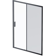 Душевая дверь AM.PM Gem 150 W90G-150-1-195BG профиль Черный матовый стекло тонированное-прозрачное