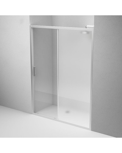 Душевая дверь AM.PM Gem 150 W90G-150-1-195MT профиль Хром матовый стекло прозрачное